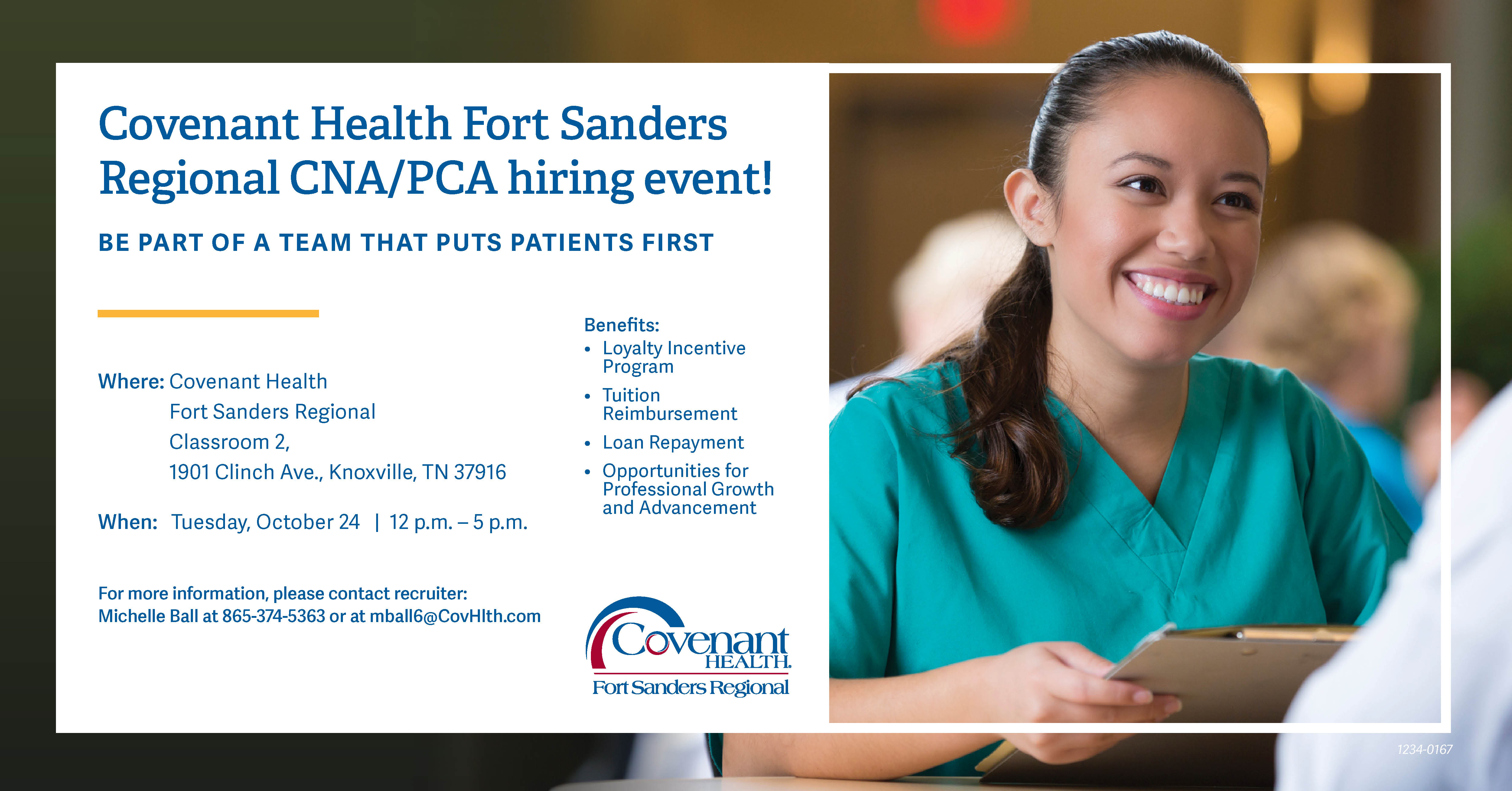 1234-0167 Fort Sanders Regional CNA PCA Interview Event 10.24.23  FB
